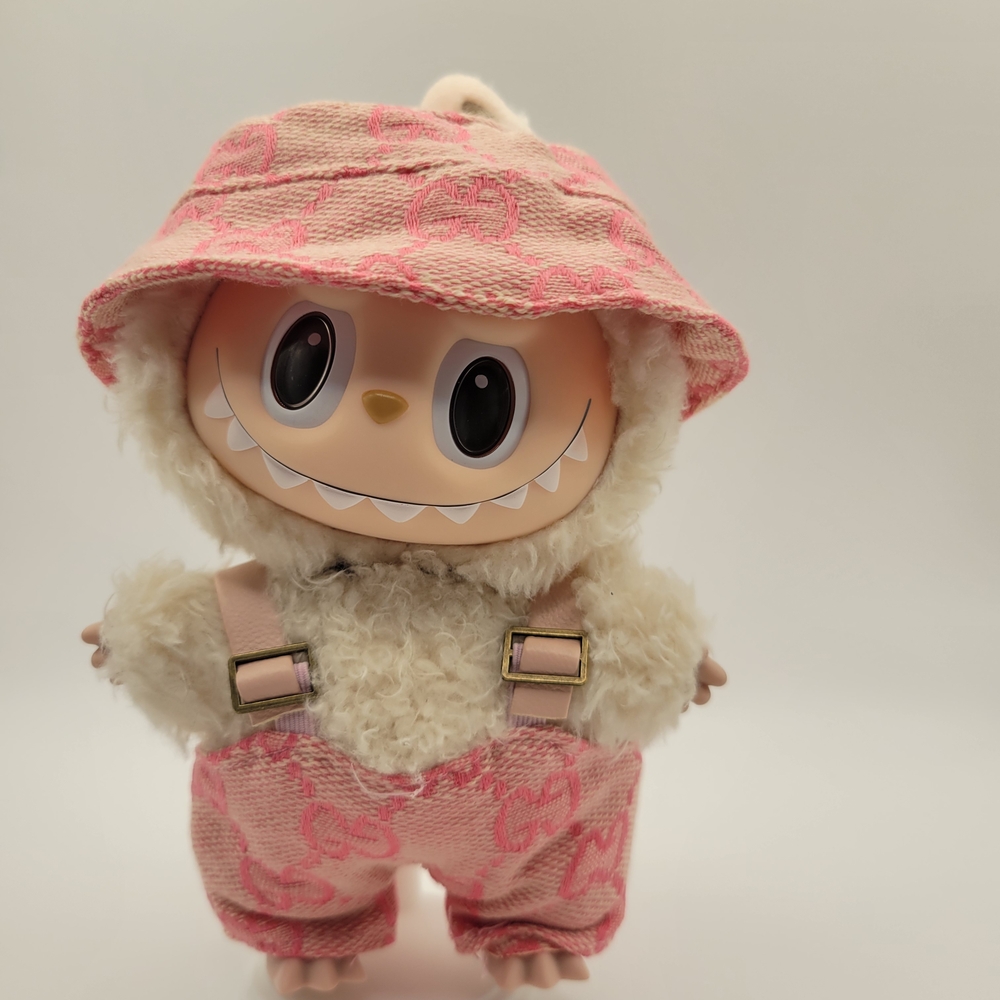 Adorable Pink Designer Pattern Outfit. No Doll Included.